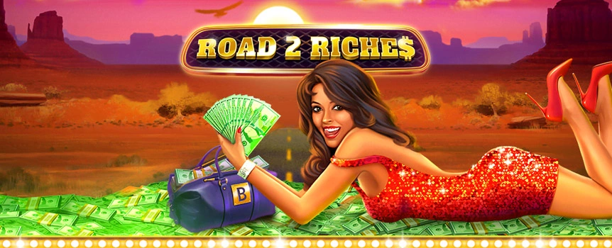 Loaded with tons of bonus features and three huge jackpots, you can bet on major excitement with the slot, Road 2 Riches.