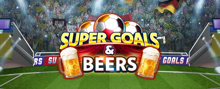 Get your kicks with Super Goals & Beers on Joe Fortune and score big with the King's Bet mode and tons of exciting Cash Respins!